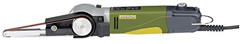 Proxxon Bandschleifer BS/E (Präzision Schleifer 80 W; je 2x Schleifband 10 x 330 mm K80, K180; Schleifarm Schwenkbar) 28536
