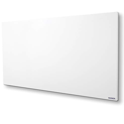 VASNER Citara M Infrarotheizung Elektroheizung Metall weiß Wand- Deckenmontage patentierte Halterung IP44 Schutz Bad Heizpaneel (1100 Watt)