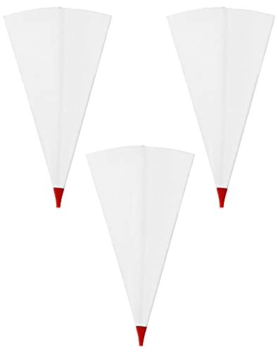 QWORK Fugenfüller Beutel , Mörtelbeutel , strapazierfähiger, reißfester Zementsiegelbeutel, 630 x 330 mm, 3 Stück