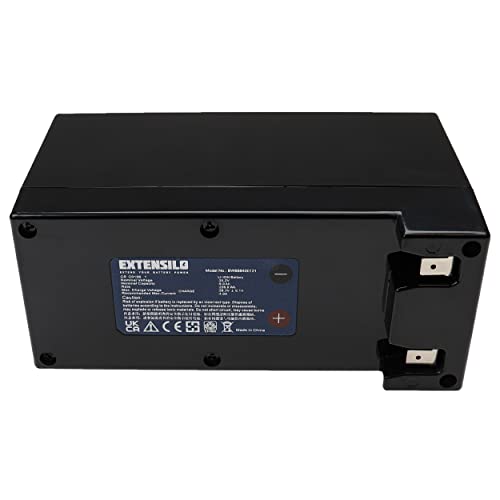 EXTENSILO Akku kompatibel mit Ambrogio L75, L75 Deluxe, L60 Basic 2.0, L60 Blacktech 2.0 Rasenroboter Rasenmäher (9000mAh, 25,2V, Li-Ion)