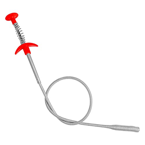 Krallengreifer, MYLERCT 60 cm Greifer Flexibel, Biegsamer Teleskop Greifer, Vierzackiger Griff, Bequem und Kraftvoll, Weit Verbreitet für Spüle, Waschbecken Verstopfung