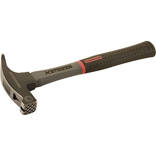 Peddinghaus Sicherheits-Lattenhammer schwarz 600 g | Glasfaserstiel | Nagelhalter