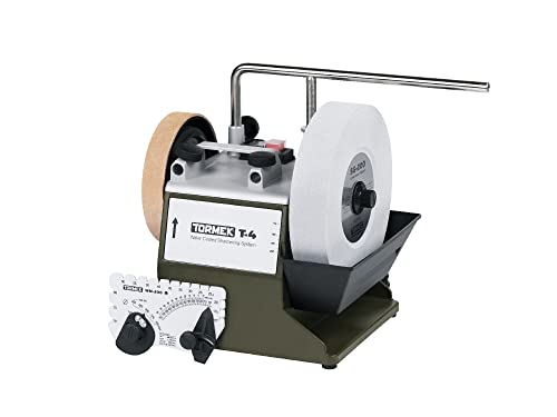 Tormek T-4 Bushcraft Schleifmaschine für Outdoor, Jagd und Fischerei | DE Version mit deutschem Handbuch, 230 V