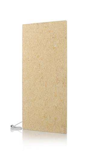 Magma® Naturstein-Infrarotheizung Original - Deutscher Hersteller seit 1992 - Magmaheizung mit 10 Jahren Garantie (Marmor Bahama, 1200 Watt / 1180 x 520)