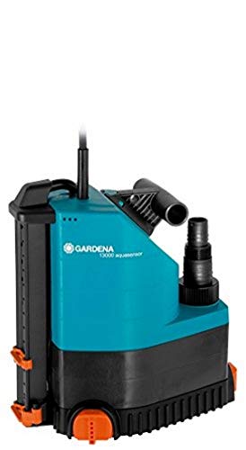 Gardena Comfort Tauchpumpe 13000 aquasensor: Fördermenge 13.000 l/h, 650 W Motor, Entwässerungspumpe mit Sensortechnik, langlebige Pumptechnik, wartungsfrei mit Universalanschluss (1785-20)