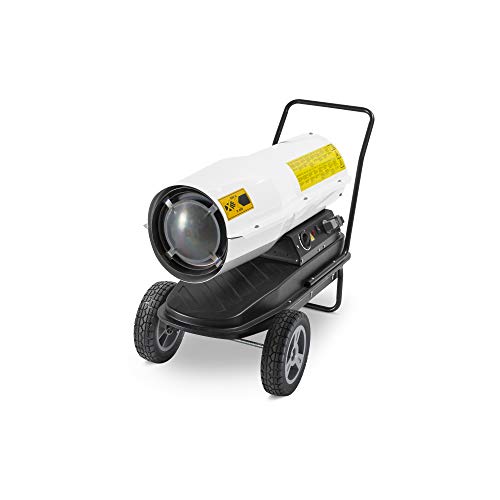 TROTEC Direkt-Ölheizgebläse IDE 30 D 30 kW (25.800 kcal) 850 m³/h Thermostat max. 2,4 Liter Öl pro Stunde Ölheizer Heizkanone