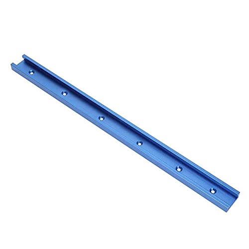 T-förmige Auffahrrampe, blaue T-Nut aus Aluminiumlegierung, Holzbearbeitungswerkzeuge, 19 x 9,5 mm Kreissägemaschine, 300-800 mm Rutschenführung-300 mm