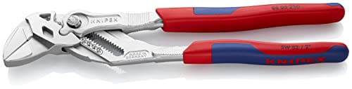 KNIPEX Zangenschlüssel, Multi-Schraubenschlüssel, Chrom-Vanadium, Rostschutz verchromt, 250 mm, 86 05 250