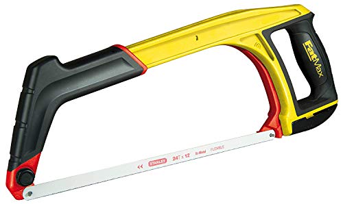 Stanley FatMax 5-in-1 Multifunktionssäge 430mm 0-20-108 – Bügelsäge für Metall, Handsäge & Kurzsäge mit 45° Anschlag – Einfacher werkzeugloser Sägeblattwechsel