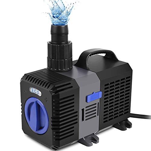 Forever Speed Super ECO Teichpumpe Filterpumpe Energiespar Wasserpumpe Koiteich Bachlaufpumpe (3000-12000L/H) 4500L/H