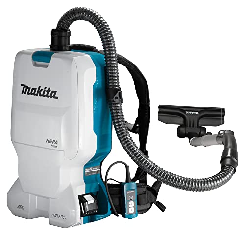 Makita DVC660Z, Rucksackstaubsauger 2x18 V (ohne Akku, ohne Ladegerät), 6 liters