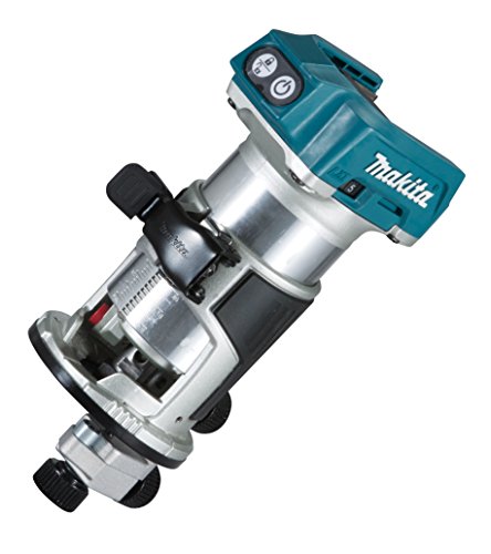 Makita DRT50ZJX2 Multifunktionsfräse (18,0 V, inklusive 3 Fräsmodule im MAKPAC, ohne Akku, ohne Ladegerät, 800 Watt)