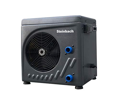 Steinbach Wärmepumpe Mini – 049275 – Automatische Wärmepumpe für Pools bis 20.000 l – Mit LED-Display und integriertem Durchflusssensor