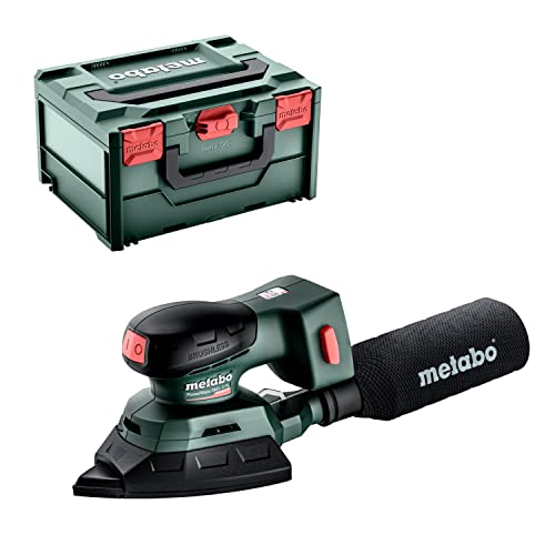Metabo PowerMaxx SMA 12 BL Akku-Multischleifer 12 (Schleifer/Schleifgerät/Schleifmaschine in metaBOX 215, mit Schleifplatte, ohne Akku + Ladegerät) # 602037840