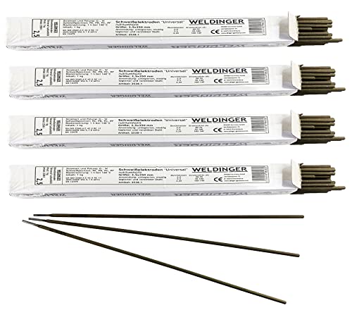 Schweißelektroden WELDINGER Universal 2,5x350 mm 4 kg (Stabelektroden auch verzinkter Stahl)