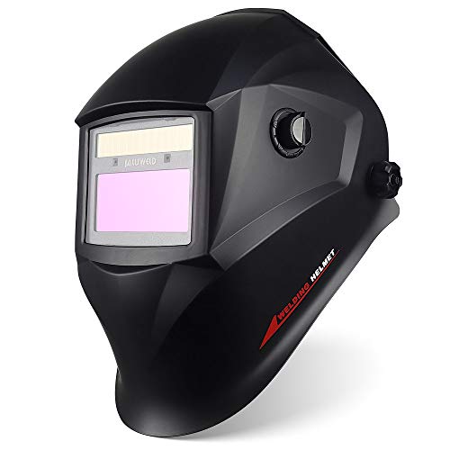 Automatik Schweißhelm Vollautomatik Schweißhelme Automatische Abdunkelung Solar Schweißmaske Großes sichtfeld für die Anwendungen Inkl.5 austauschbare Objektive