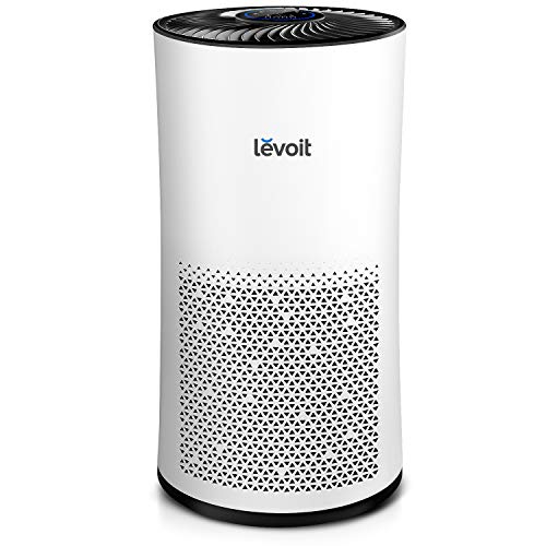 LEVOIT Luftreiniger mit CADR 400m³/h für große Räume, H13 HEPA Luftfilter gegen 99,97% Staub Pollen, Air Purifier Raumluftreiniger mit Luftqualitätssensor Auto Schlafmodus Timer für Allergiker Raucher
