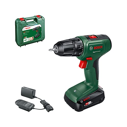 Bosch Akkuschrauber EasyDrill 18V-38 (1 Akku 2,0 Ah, 18 Volt System, im Koffer) – Akku-Allianz Aktion