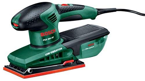 Bosch Schleifmaschine PSS 250 AE (250 Watt, Schwingkreis 2 mm, Schleiffläche 167 cm2, im Koffer)