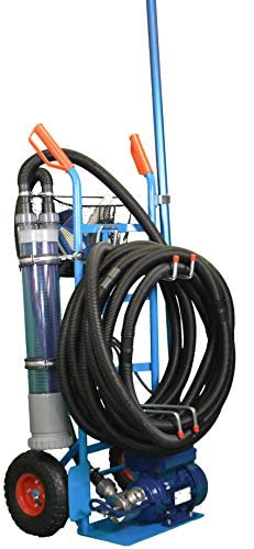 BoFiTec Schlammsauger Teichreiniger Teichsauger Impellerpumpe Set inkl. Steinabscheider