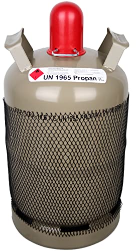 11 kg Gasflasche Propan-Gas für Camping, Gasgrill, Heizer, Brenner LEER
