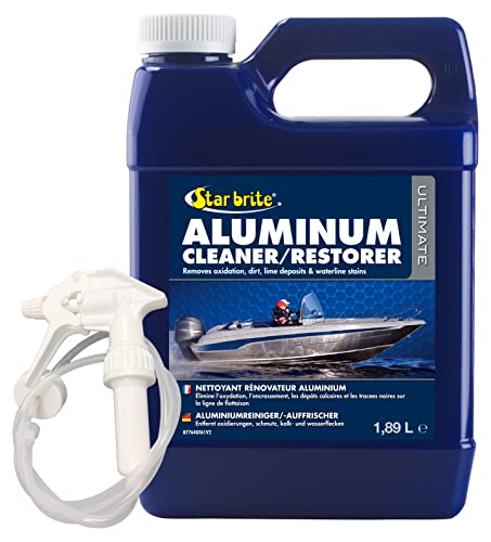 STAR BRITE Unisex – Erwachsene Aluminiumreiniger/-Auffrischer Reiniger für Aluminium, Blau, 1,89 L