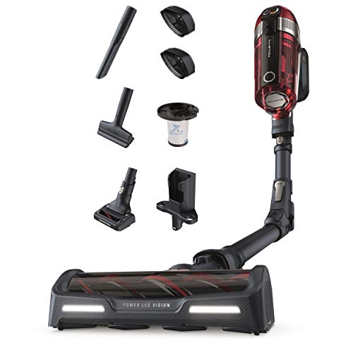 Rowenta X-Force Flex 11.60 Kabelloser Stabstaubsauger | Tierpflege | RH9878WO | 130-Watt-Saugleistung | 25,2 V Wechselakku | Bis Zu 45 Min. Autonomie | Kontrollanzeige | Flex-Technologie | LED-Leuchte