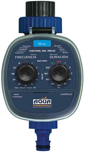 Aqua Control C4099O Bewässerungsprogrammierer für den Garten, für alle Arten von Hähnen, Öffnung bei 0 bar. Alt C4099N
