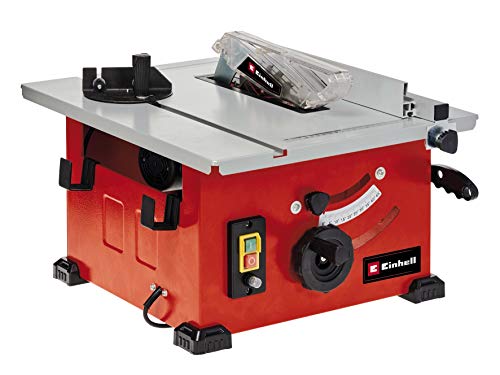 Einhell Tischkreissäge TC-TS 210 (max. 1200 W, Ø 210 x 30 Sägeblatt, Überlastschalter, Parallelanschlag m. Klemmung, Winkelanschlag +/- 60°, Sägeblatt höhenverstellbar + neigbar 45°, Absaugadapter)