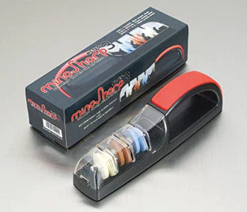 MinoSharp 550-BR Plus 3 Universalschleifer (schwarz/rot)
