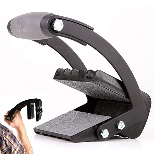 behone Plattenträger, Heber für Gipskartonplatten, Einfacher Paneelwagen-Greifer, praktischer Brettheber, Griff für Sperrholz oder Rigipsplatten, Trägerwerkzeug Ergonomisches Griff (Schwarz)