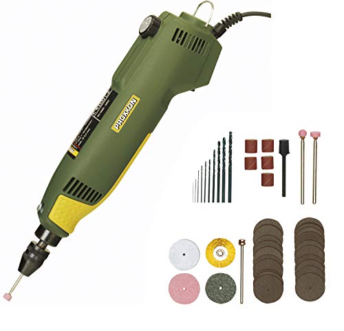 PROXXON Multifunktionswerkzeug, Feinbohrschleifer FBS 240/E mit Einsatzwerkzeugen, 43-teiliges Zubehör-Set, 5000-22000/min, 230 V, 28472