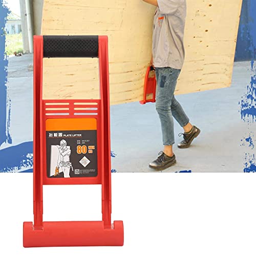 LANTRO JS Plattenträger, 80 kg ABS Plattenheber Plattenträgerplatte Sperrholzlader mit rutschfestem Griff, Hebebrett-Werkzeug