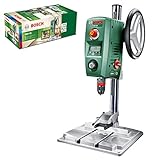 Bosch Home and Garden Tischbohrmaschine PBD 40 (710 W, Max. Bohr-Ø in Stahl/Holz: 13 mm/40 mm, Bohrhub 90mm, im Karton), Grün