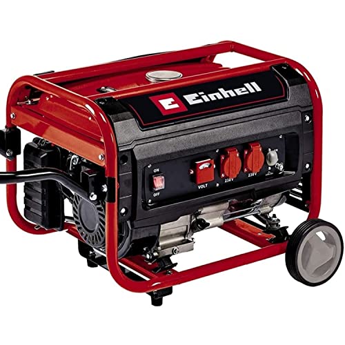 Einhell Stromerzeuger (Benzin) TC-PG 35/E5 (max 4100 W, 15 L Tank, 2600 W Dauerleistung, 4-Takt-Motor, 2x 230 V, Ölmangelsicherung, Überlastschutz, AVR, Voltmeter)