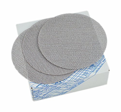 Schleifgitter Supersand | 25 Stück | Schleifscheiben Korn 100 | Ø 150mm | Geeignet für Deckenschleifer, Trockenbauschleifer & Exzenterschleifer