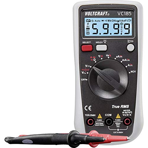 VOLTCRAFT VC185 Hand-Multimeter digital CAT III 600 V Anzeige (Counts): 6000