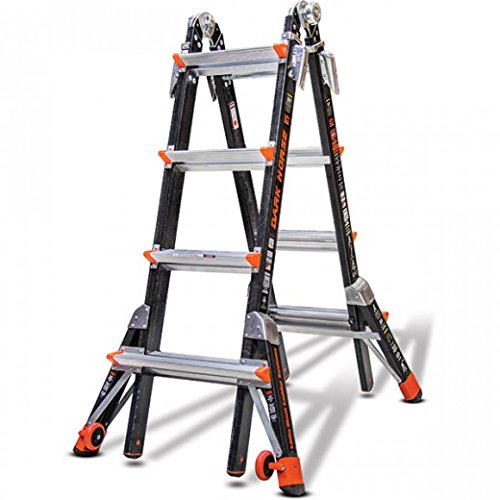 Little Giant Leitern 15147en Dark Horse M17, schwarz, 4 X 4