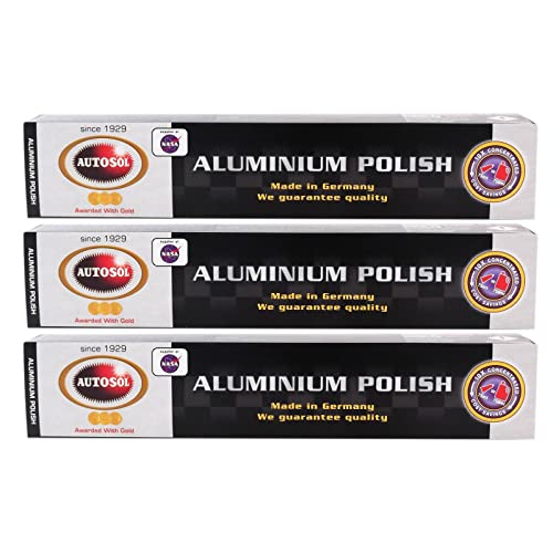 Autosol 3X Aluminium Polish Aluminiumpolitur Politur Alu Reiniger Paste 75 ml