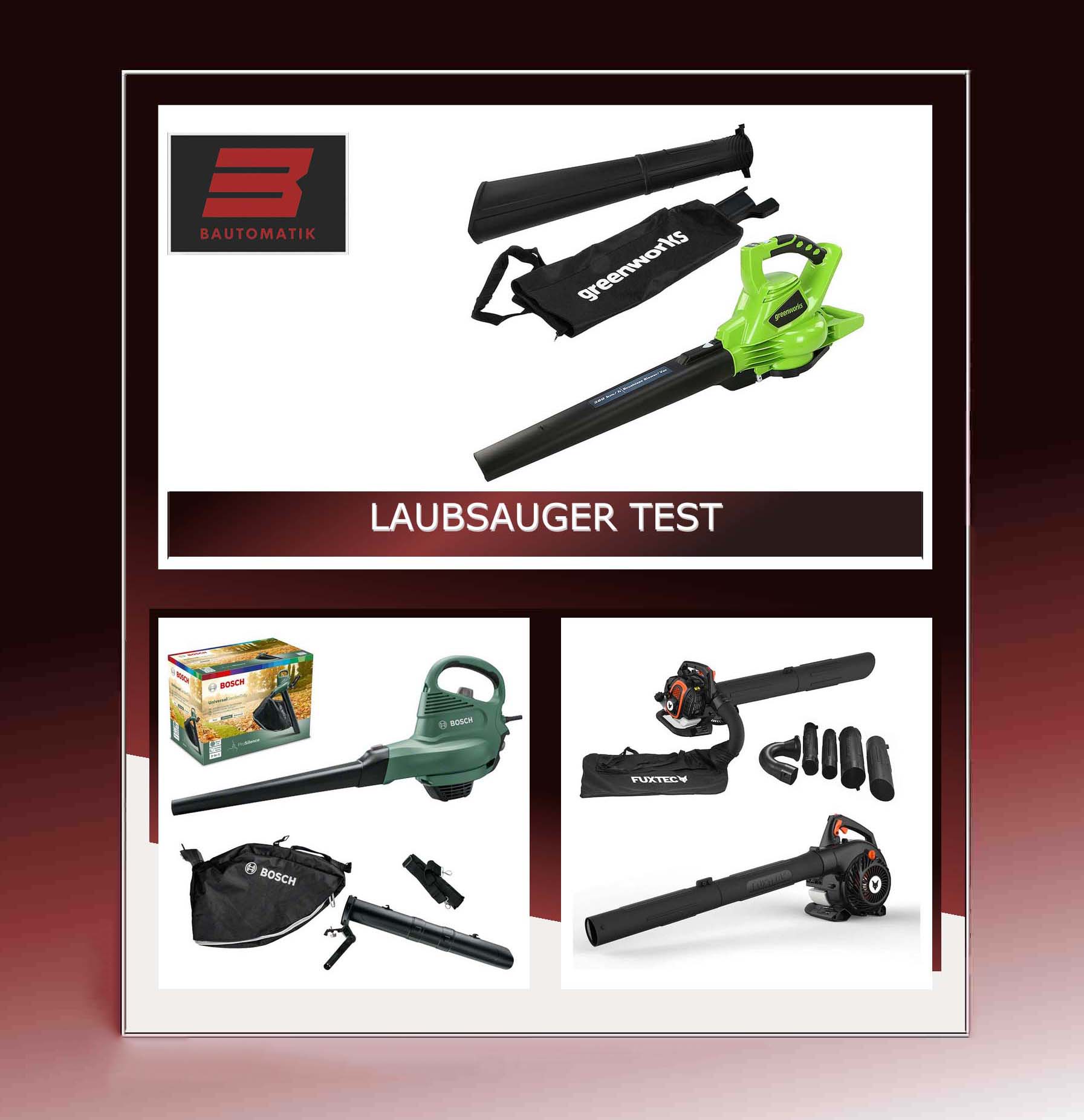 ᐅ Laubsauger Test und Vergleich • 2024 Modelle • Bautomatik