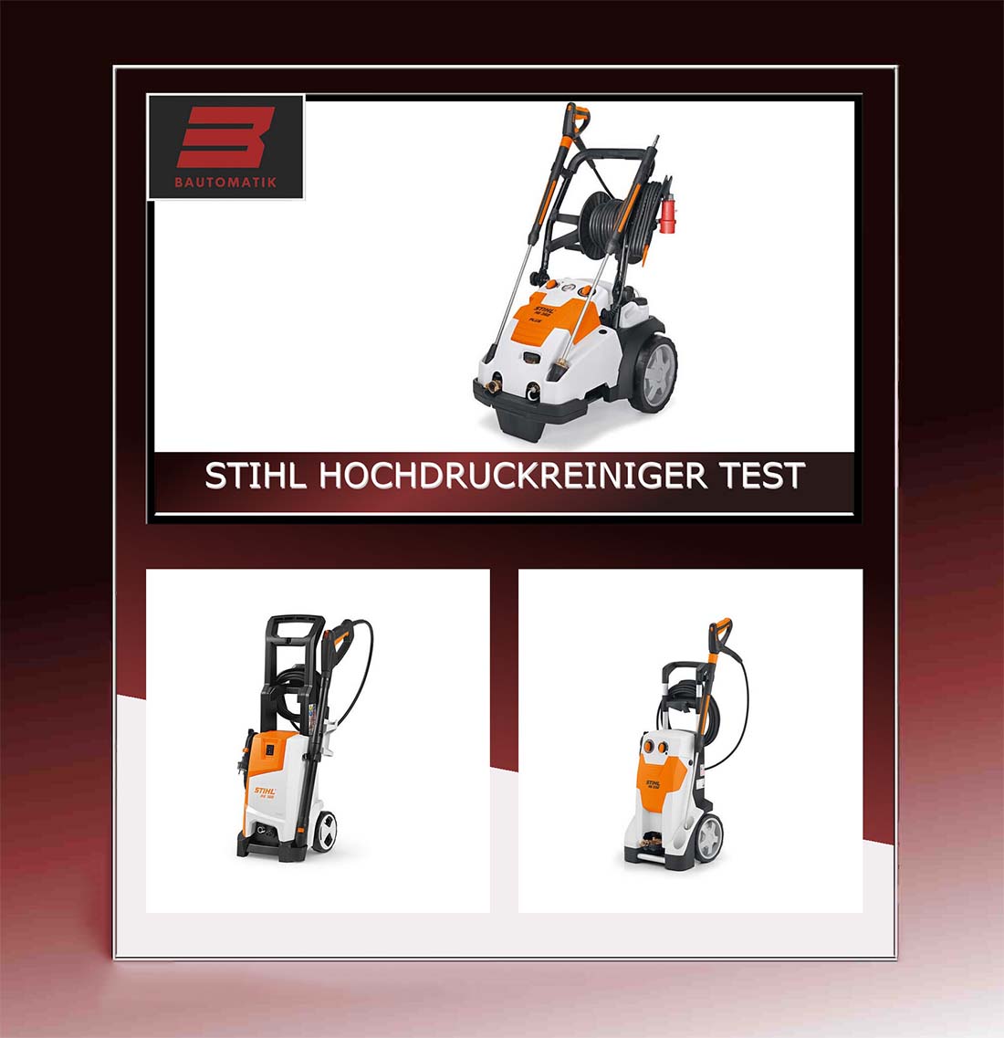 ᐅ STIHL Hochdruckreiniger Test und Vergleich • 2025 Modelle • Bautomatik