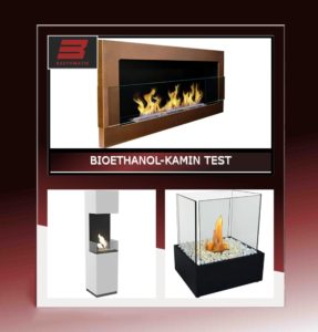 Bioethanol-Kamin Test