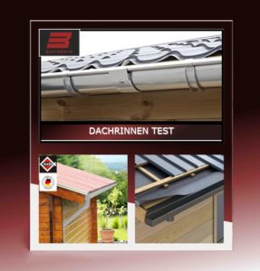 Dachrinnen Test