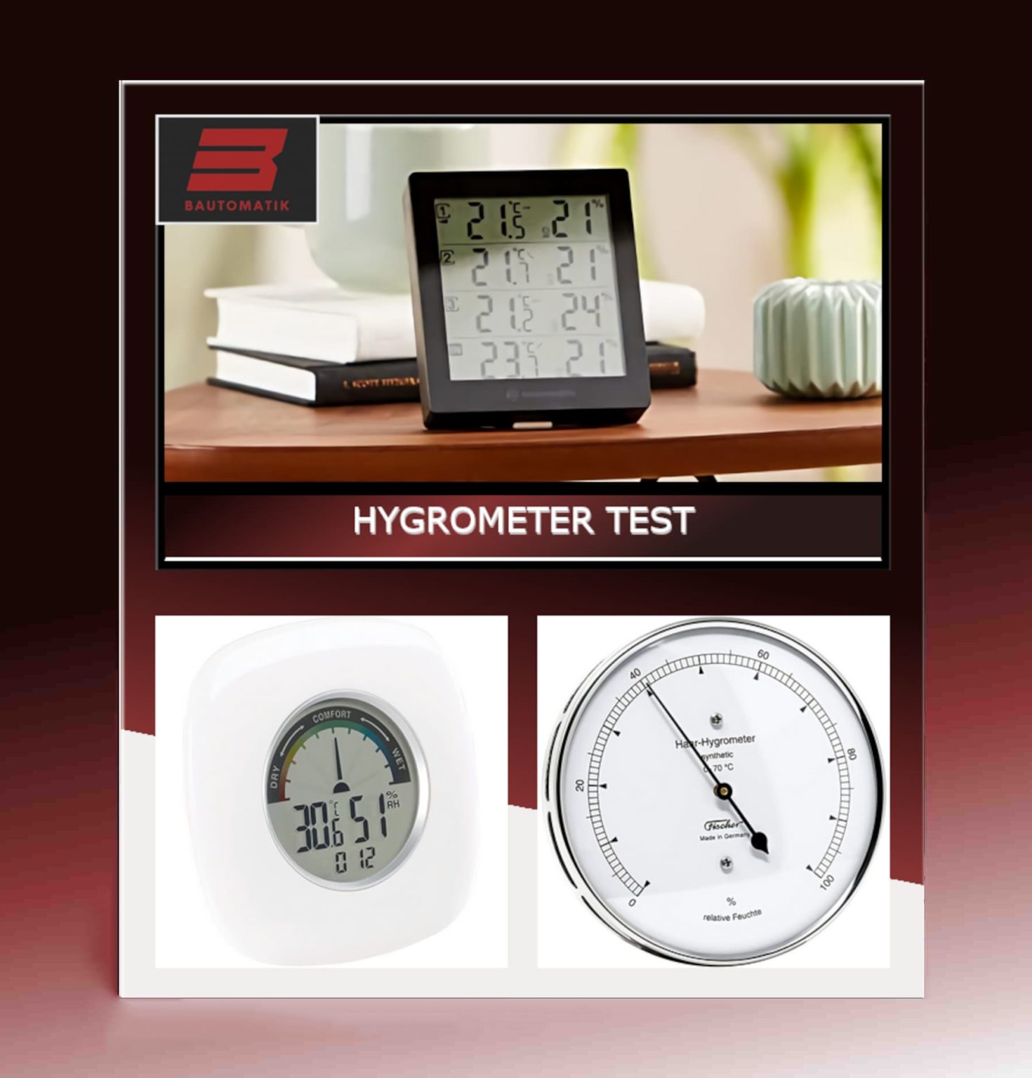 ᐅ Hygrometer Test und Vergleich • 2023 Modelle • Bautomatik