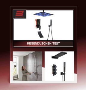 Regenduschen Test