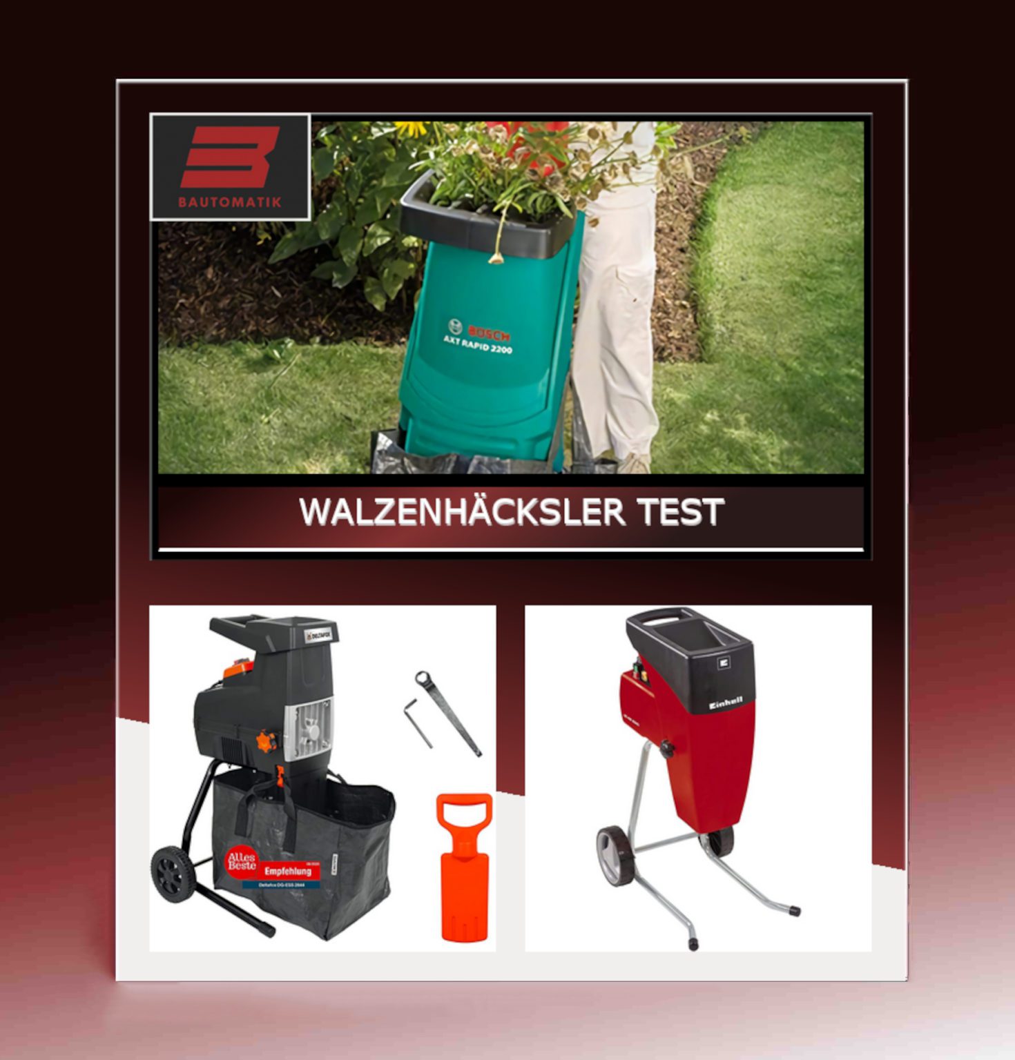 ᐅ Walzenhäcksler Test und Vergleich • 2023 Modelle • Bautomatik